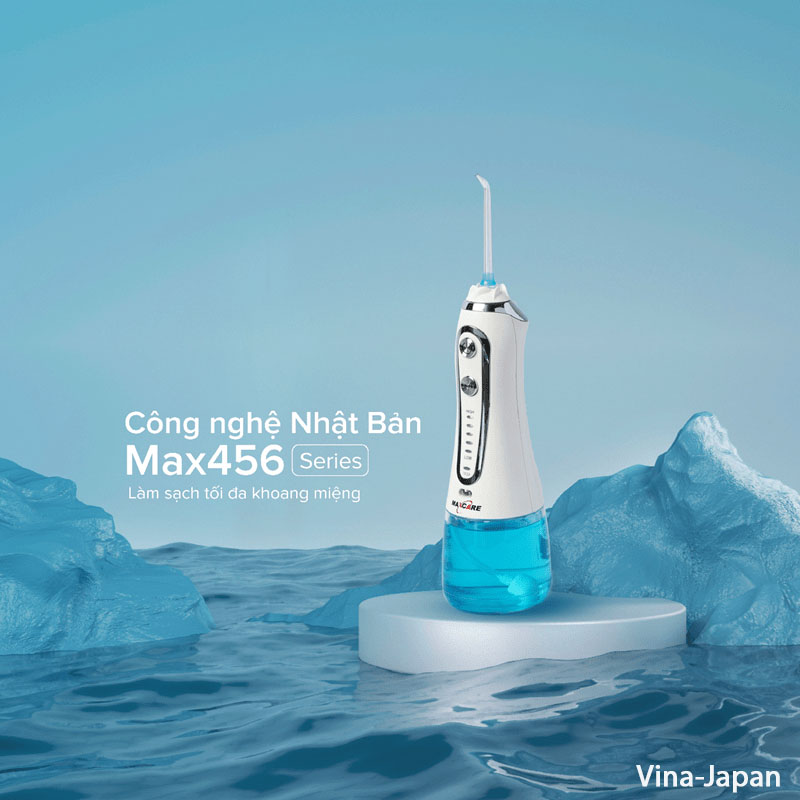 Máy Tăm Nước Cầm Tay Maxcare Max456SE Nhật Bản