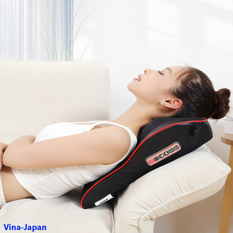 Gối Massage Hồng Ngoại 20 Bi Cao Cấp Nhật Bản