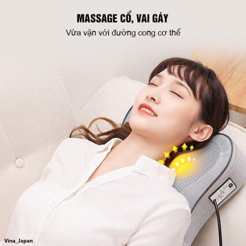 Gối Massage Cổ Vai Gáy Misuko LA-96 Nhật Bản