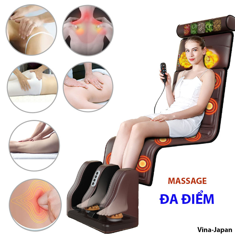 Đệm Massage Toàn Thân FUJITA Z024 Nhật Bản Cao Cấp -