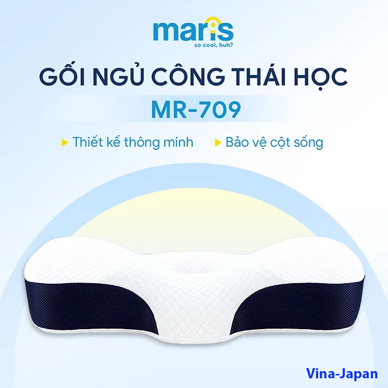 Gối Ngủ Công Thái Học Maris MR-709 Chính Hãng