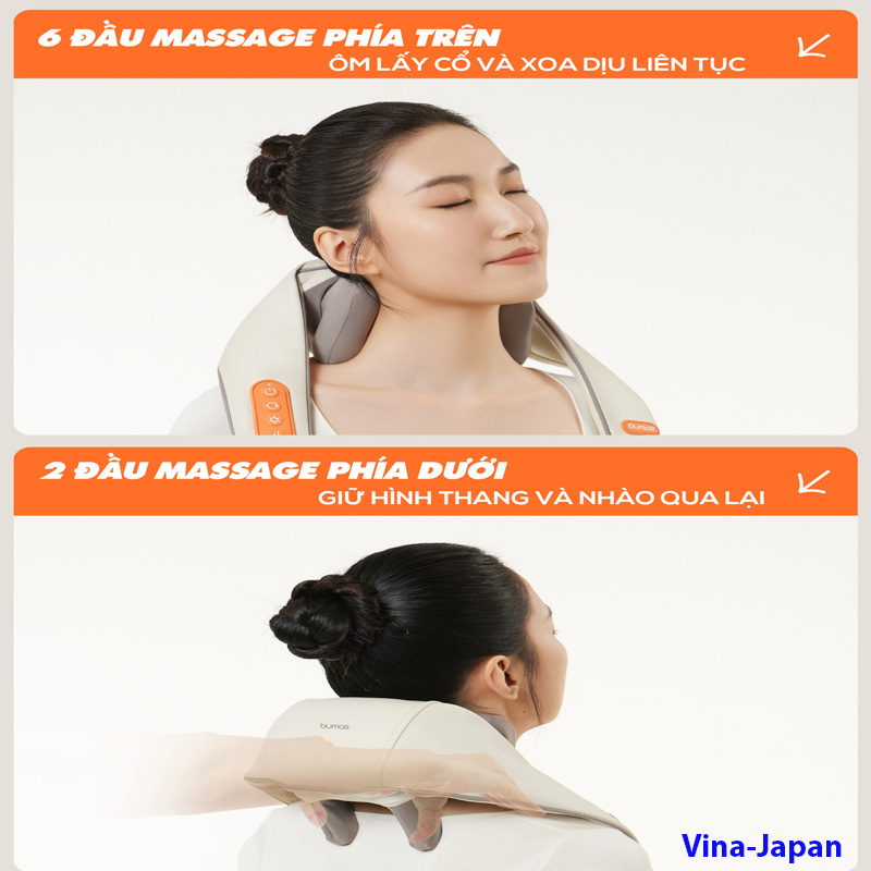 Máy Massage Cổ Vai Gáy BUMAS M3 PRO