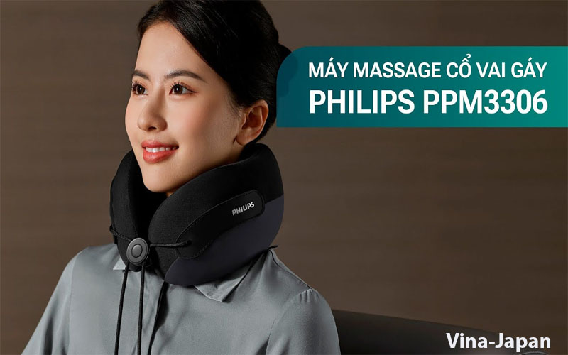 Máy Massage Cổ Vai Gáy PHILIPS PPM3306 Chính Hãng