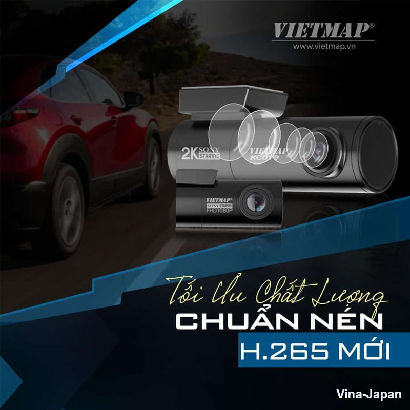 Camera Hành Trình Vietmap KC01 2K Cao Cấp