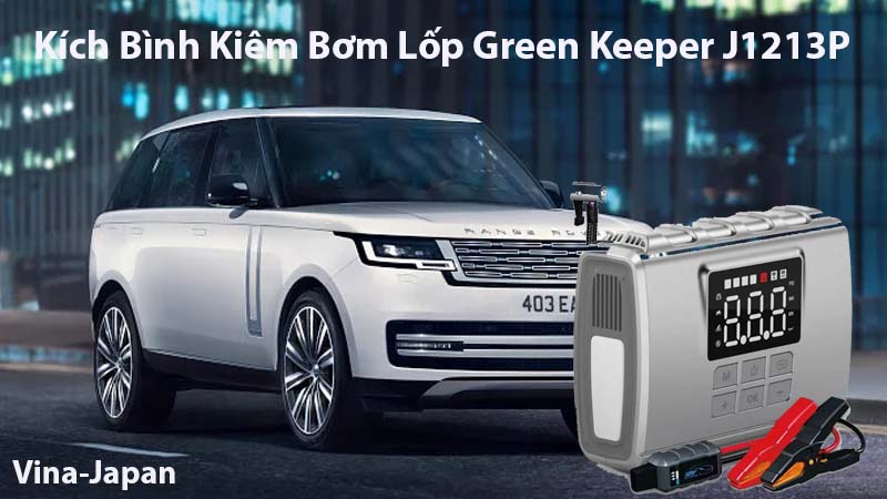 Bơm Lốp Kiêm Kích Bình Green Keeper J1213P Đa Năng