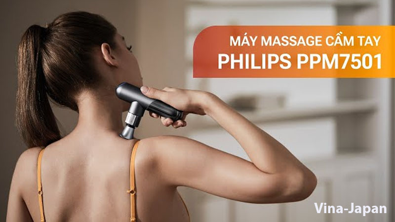 Máy Massage Cầm Tay Philips PPM7501 Chính Hãng