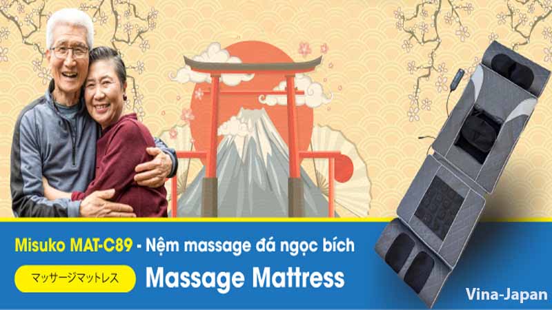 Đệm Massage Toàn Thân Misuko MAT-C89