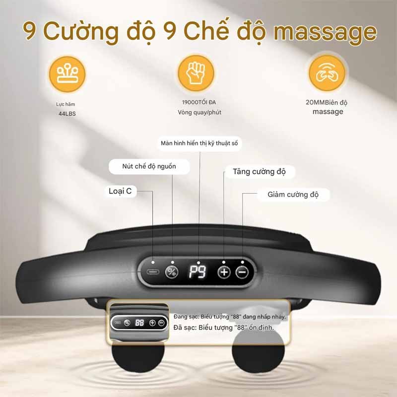 Máy Massage 6 Đầu YM-60 Đa Năng - Ảnh 7