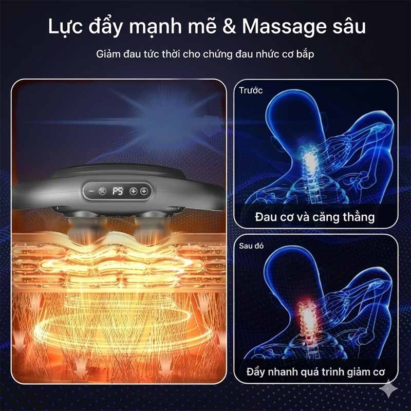 Máy Massage 6 Đầu YM-60 Đa Năng - Ảnh 6