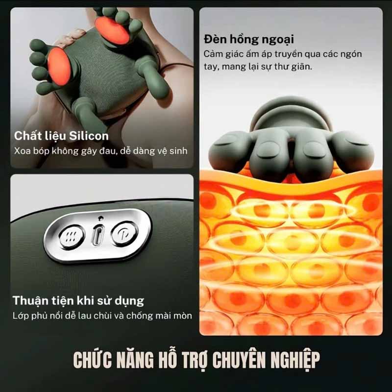 Máy Massage Cổ Vai Gáy Bàn Tay - Ảnh 4
