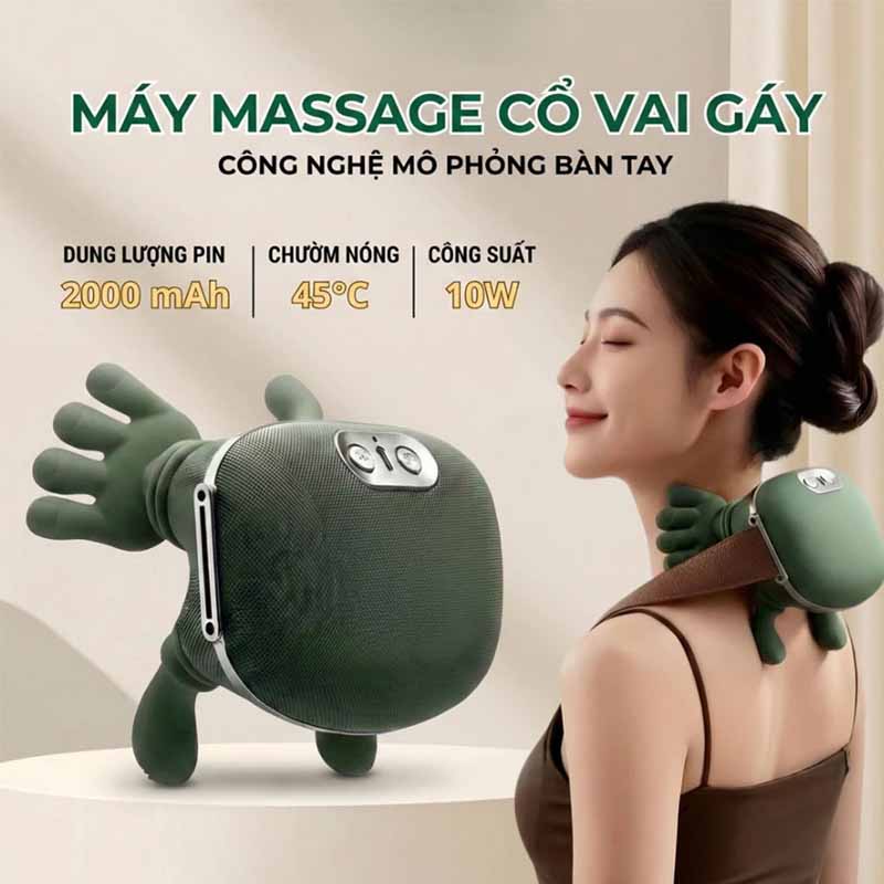 Máy Massage Cổ Vai Gáy Bàn Tay - Ảnh 7