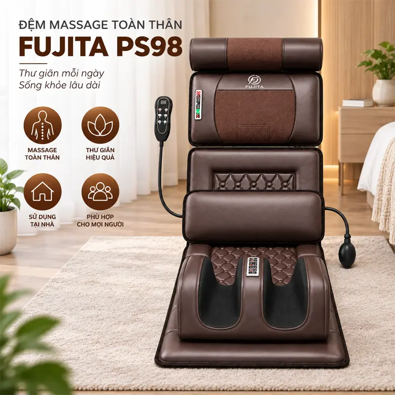 Đệm Massage Toàn Thân FUJITA PS98 - Ảnh 2