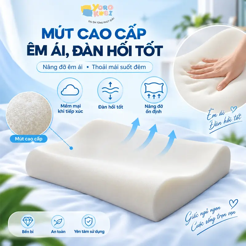 Mút cao cấp êm ái, đàn hồi tốt Mút cao cấp êm ái, đàn hồi tốt
