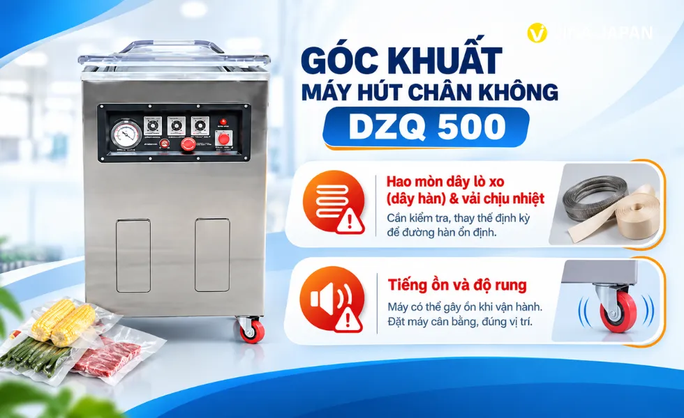 Thực hư góc khuất máy hút chân không DZQ 500